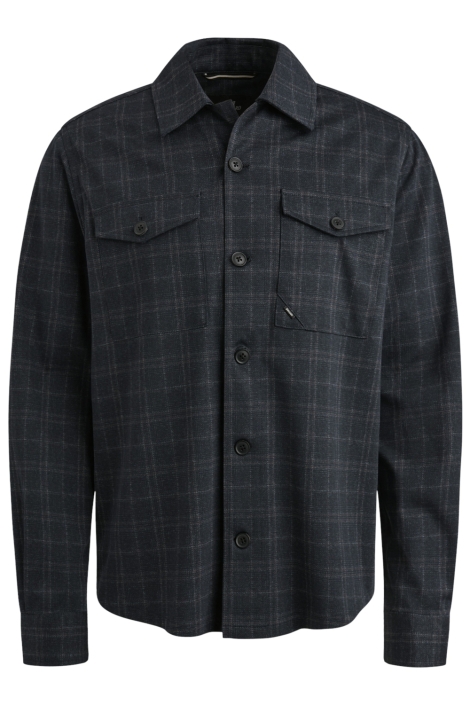 Vanguard long sleeve shirt check tech blend